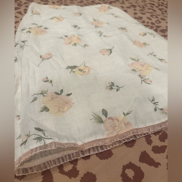 Vintage 90s Betsey Johnson, black label, linen pencil skirt - Picture 12 of 17